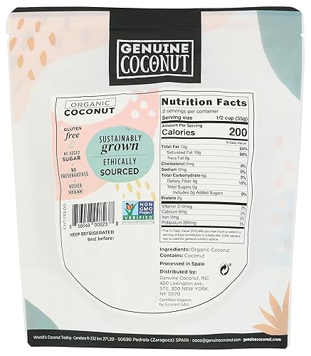 Miniatura 2 de Trozos de coco orgánico, 4 oz