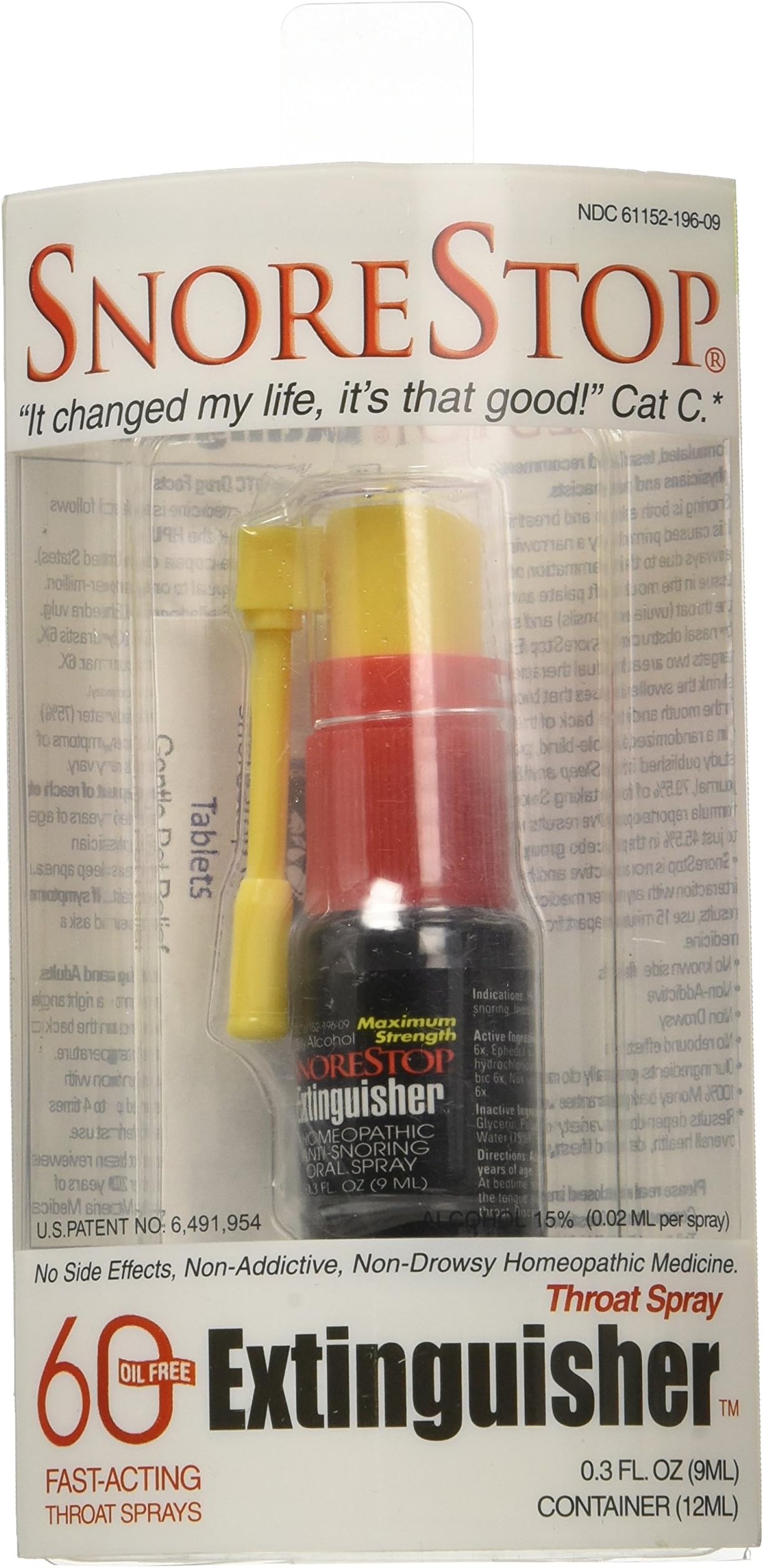 SnoreStop Extinguisher (60 Size)