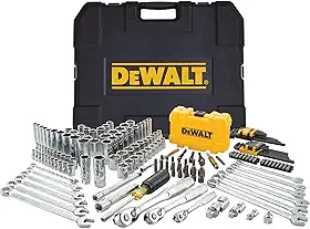 DEWALT Kit de ferramentas mecânicas e conjunto de soquetes, 168 peças (DWMT73803)