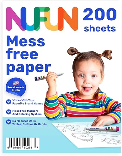 NuFun Activities - Papel para colorear, regalo para niños pequeños y niños