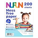 NuFun Activities Mess Free Paper - Kids Create No Mess Wonders with Special Coloring Paper, Gift for Toddlers and Kids, 200 Blank Pages