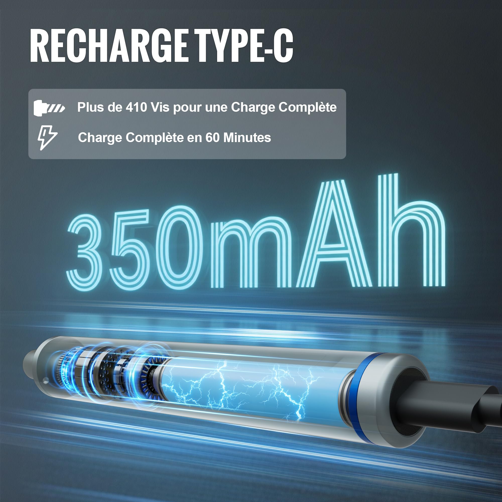 WORKPRO Tournevis Électrique de Précision 42 en 1 avec 36 Embouts | Embouts S2, Boîte Magnétique, Recharge USB Type-C, Idéal pour Téléphone, Montre et Appareil Photo