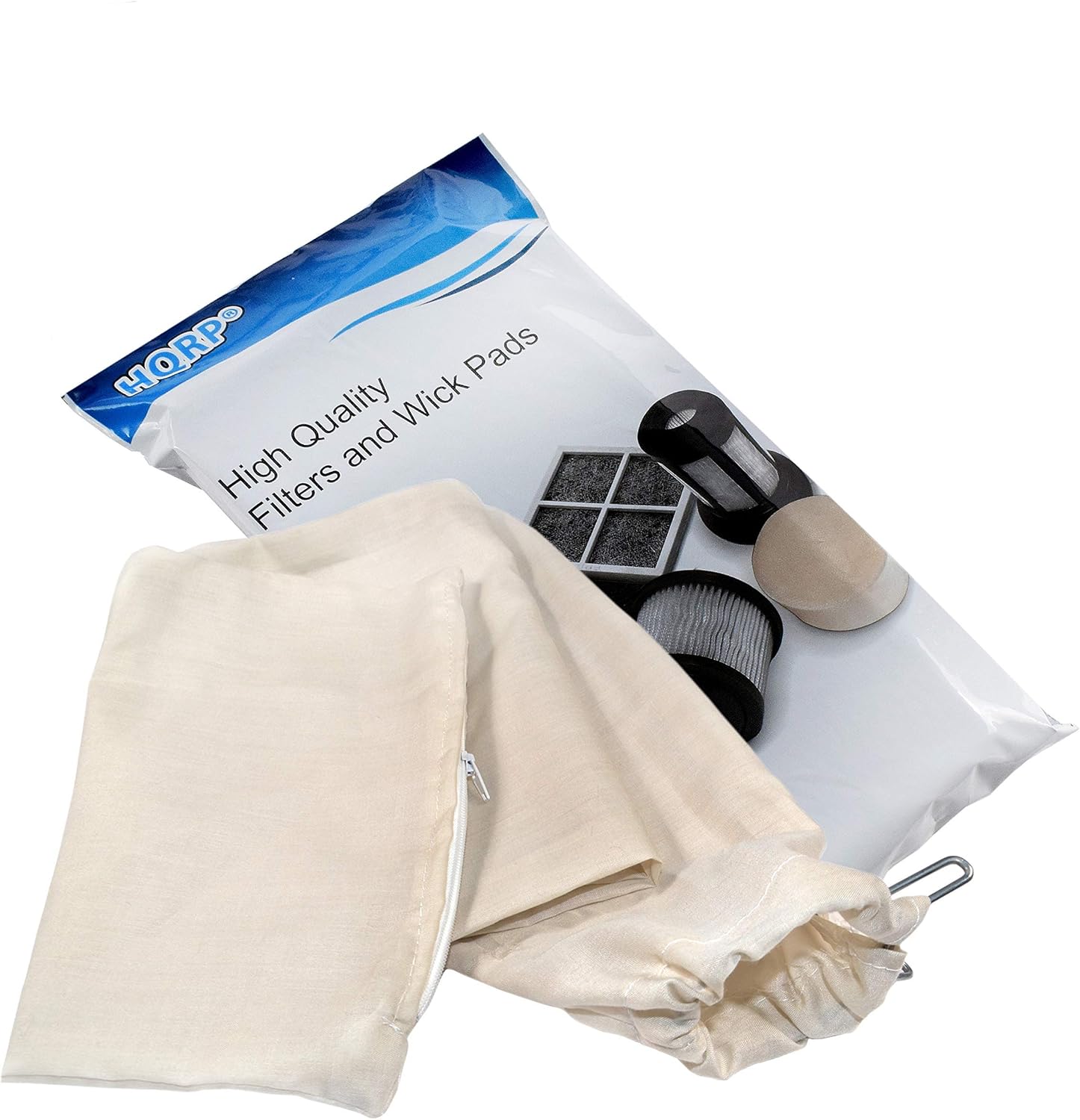 HQRP Dust Collector Bag (2-pack) compatible with Bosch GTS1031, GTS1041A, 4000, 4100, 4100-09 Worksite Jobsite Tablesaws