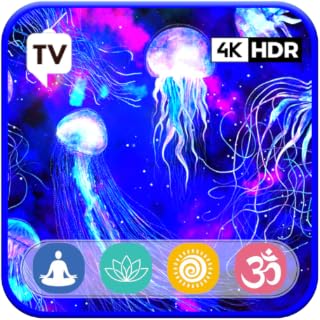 Jellyfish Oasis Ambience: Serene Music for Sleep, Study, Meditation And Yoga Screensaver For Fire TV - NO ADS