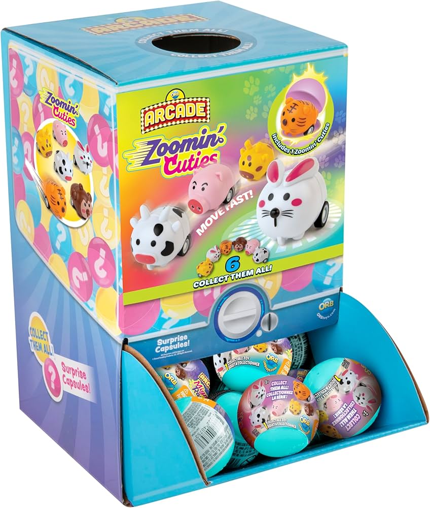 Amazon.com: ORB Arcade Zoomin' Cuties - 48 Individual Mystery