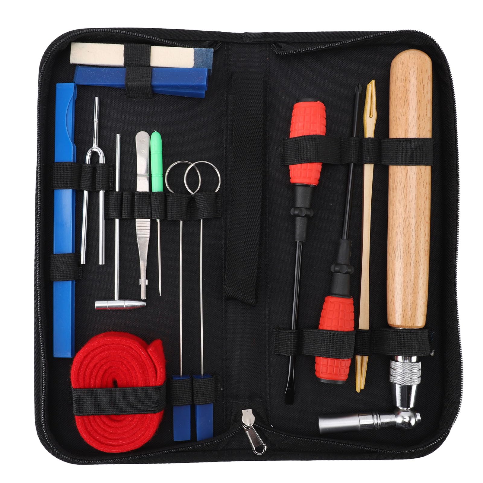 HUIOP Kit de Afinador de Piano Profesional, para Principiantes y Afinadores Experimentados, Proporciona Todo lo que un Afinador Profesional Necesita, Meticulosamente Calibrado para