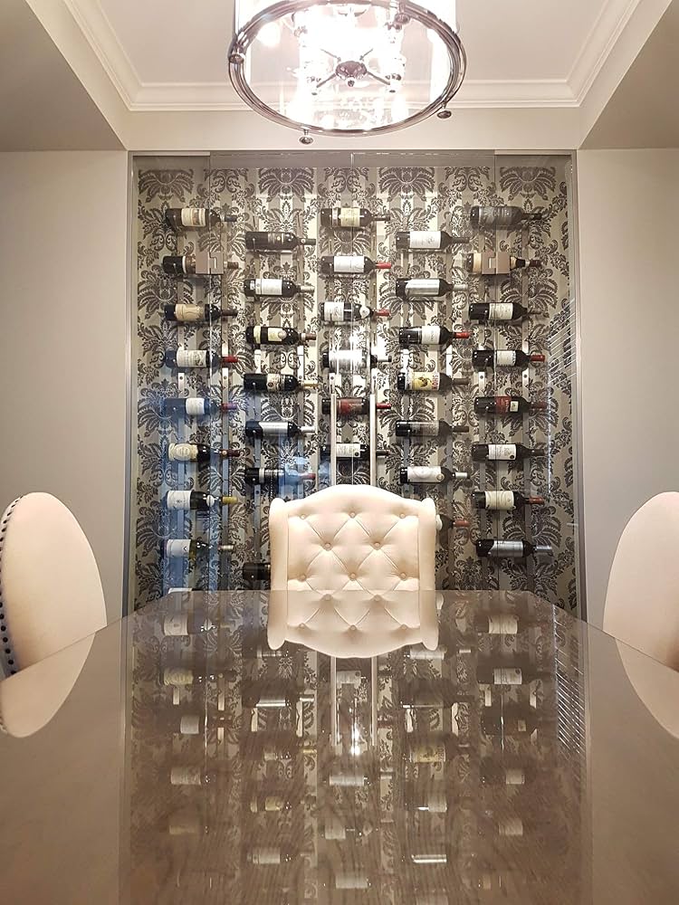 Amazon.com: W Series Luxe Wine Rack 5 Wall Mounted Metal