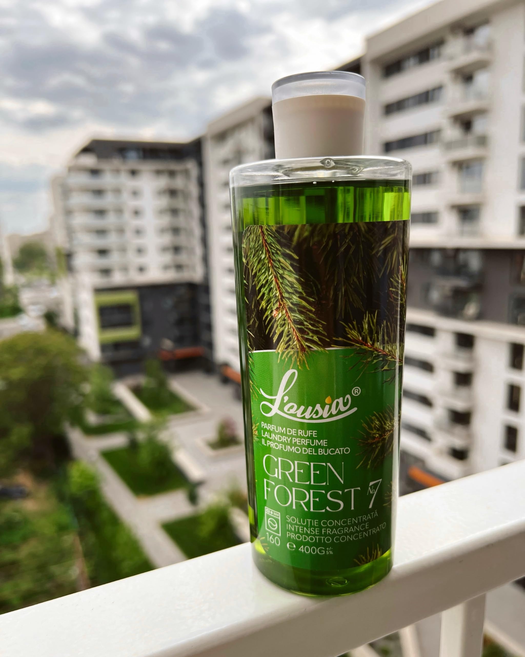 Set L’ousia Fresh Balance 2x400 g – Green Forest, Bergamotto, profumo per bucato concentrato e persistente, fino a 320 lavaggi