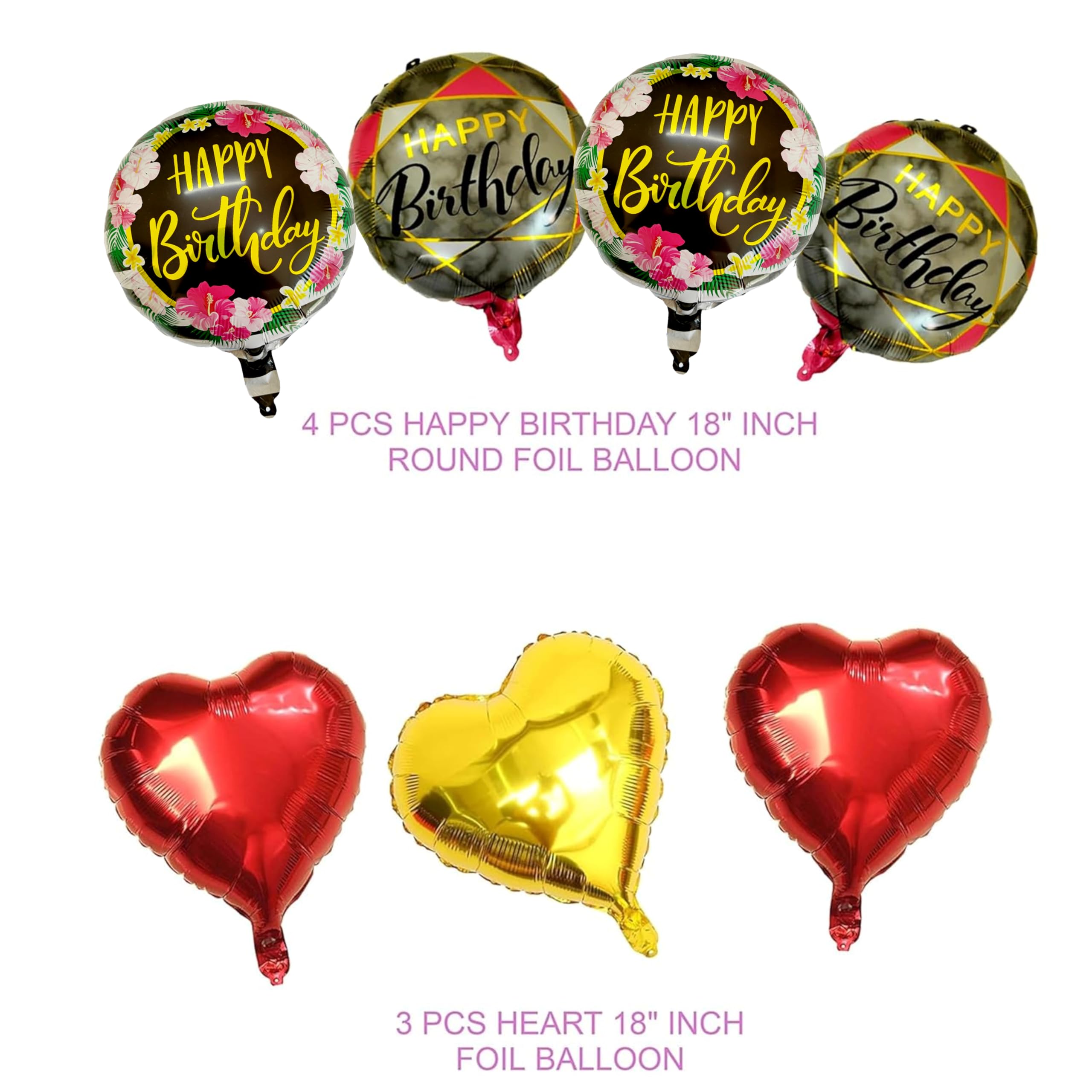 なな バルーンブーケ バルーン 星形 7つのスターの浮き型バルーン・バルーンブーケ