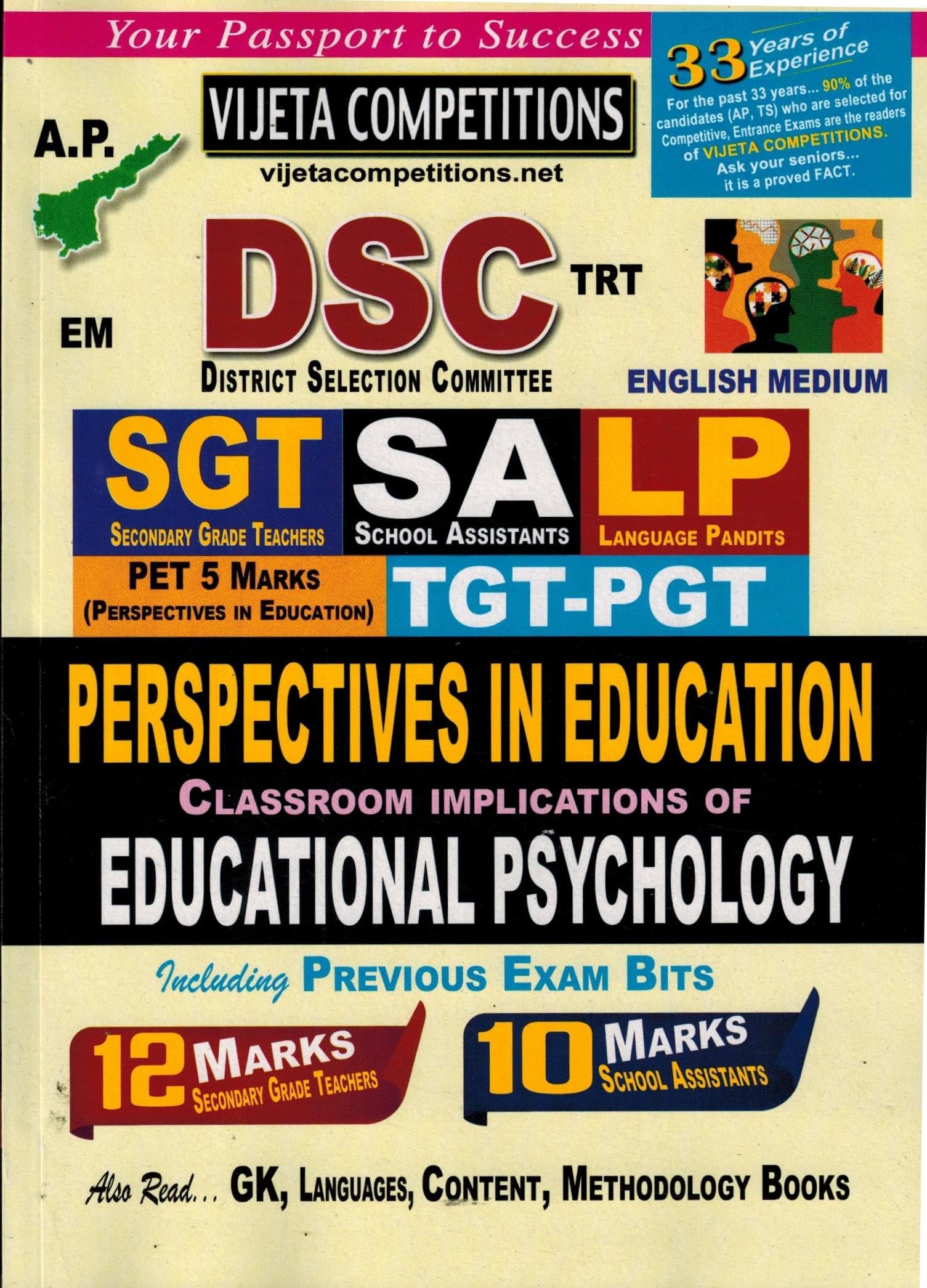 AP DSC TRT Perspective In Education Classroom Implications Of Educational Psychology For SGT,SA,LP 2024 (English Medium)