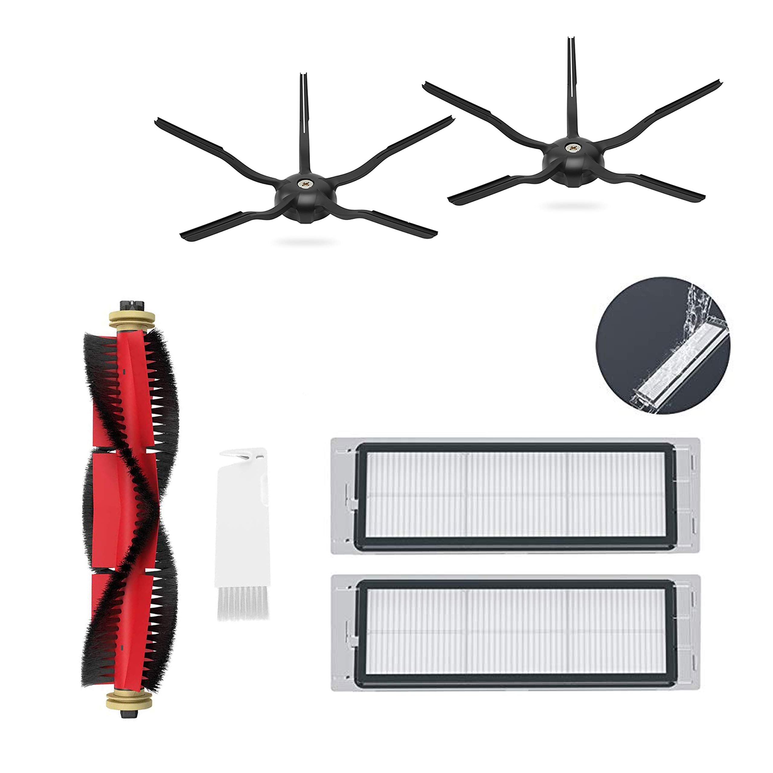 Replacement parts for Roborock S50 S55 S6 S5Max robot vacuum cleaner spare  parts replacement parts repair accessories ZINNZ Selected (Roborock