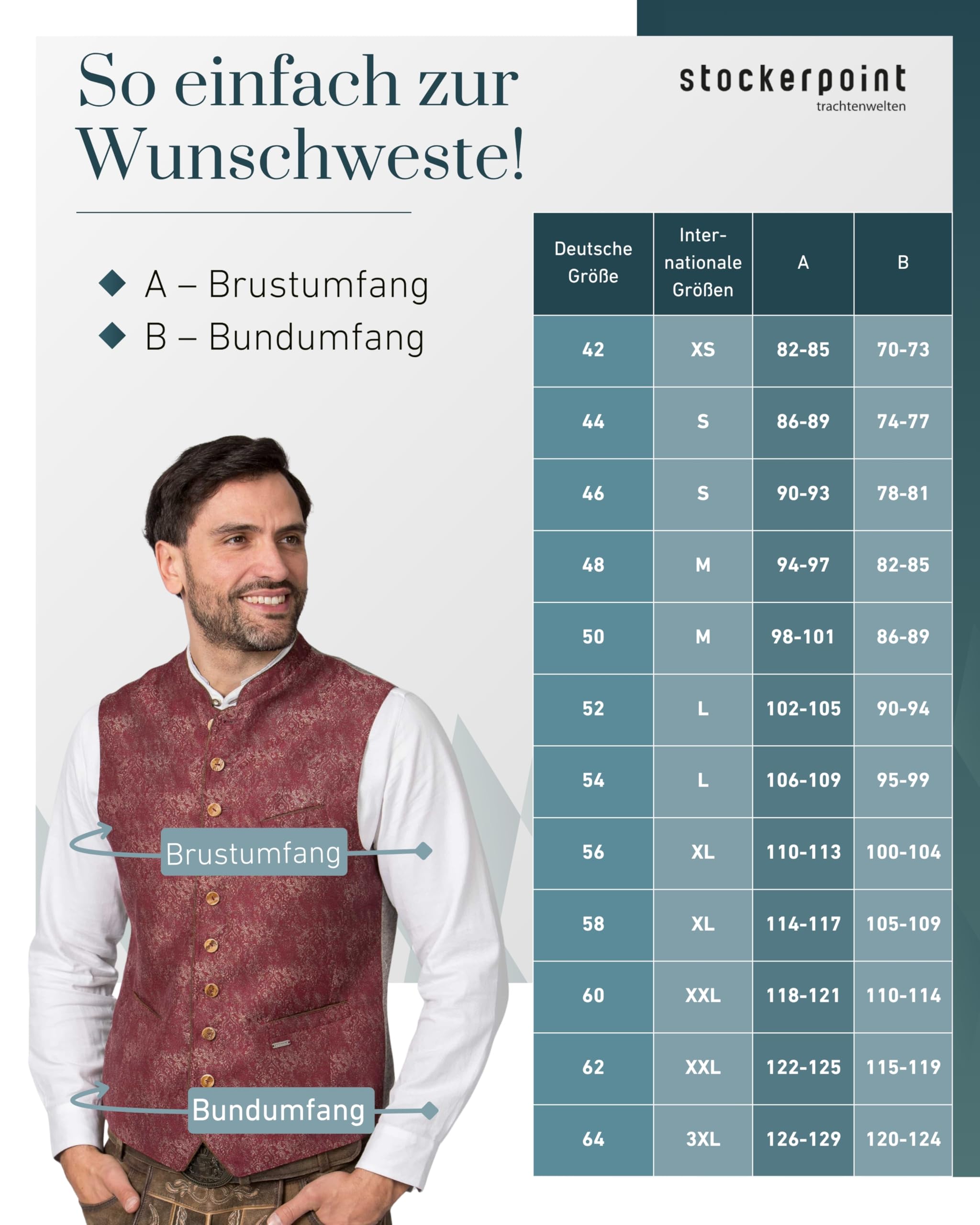 Stockerpoint Trachtenweste Claudio
