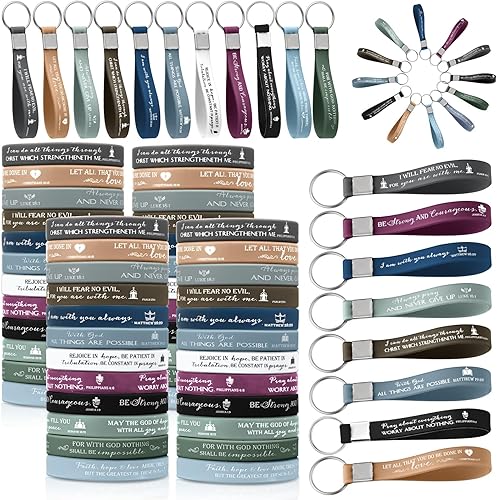 Unittype 120 pulseras con versĂculo bĂblico, llavero cristiano inspirador, pulseras cristianas de silicona, llavero motivacional, pulseras con Unittype 120 pulseras con versĂculo bĂblico, llavero cristiano inspirador, pulseras cristianas de silicona, llavero motivacional, pulseras con