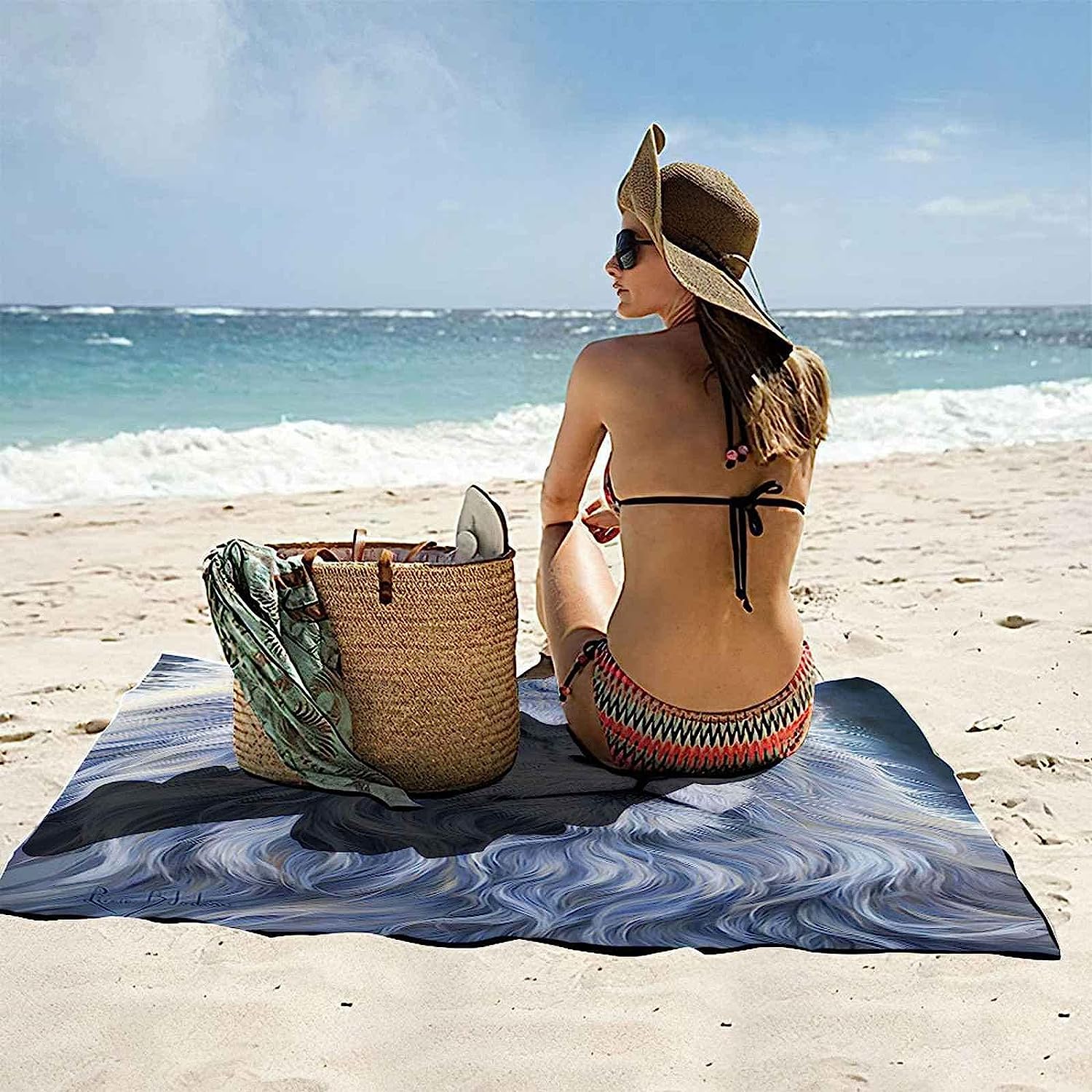 Telo Mare Microfibra Grande Leone Animale Della Foresta 200 X 200 Cm, 3D Telo Mare Leggero Antisabbia Per Donna Uomo, Asciugamano Microfibra Asciugatura Rapida Per Bagno, Spiaggia, Campeggi -6E8K-K3K