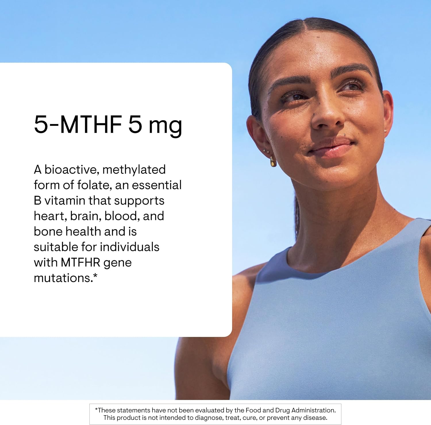 THORNE - 5-MTHF - Methylfolate (Active B9 Folate) Supplement - Supports Cardiovascular Health, Fetal Development, Nerve Health, Methylation & Homocysteine Levels* - 60 Servings - 5-MTHF 5mg - Image 3