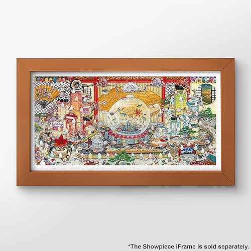 Miniatura 2 de Pintoo Shinji Yamamoto - Rompecabezas de 800 piezas para adultos, hermoso rompecabezas de plástico para decoración del hogar, cero polvo, fácil