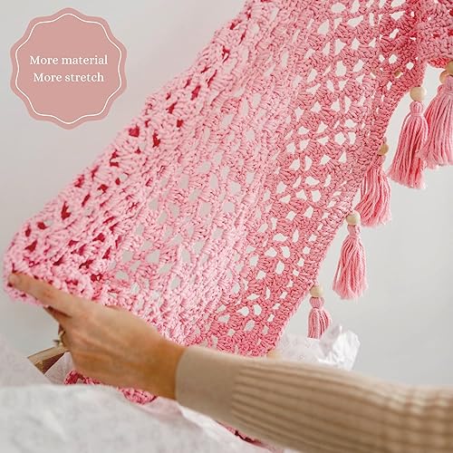 Miniatura 7 de Hamaca de juguete de macramé para animales de peluche, hamaca de juguete de peluche para decoración de guardería de bebé, hamaca de felpa, hamaca