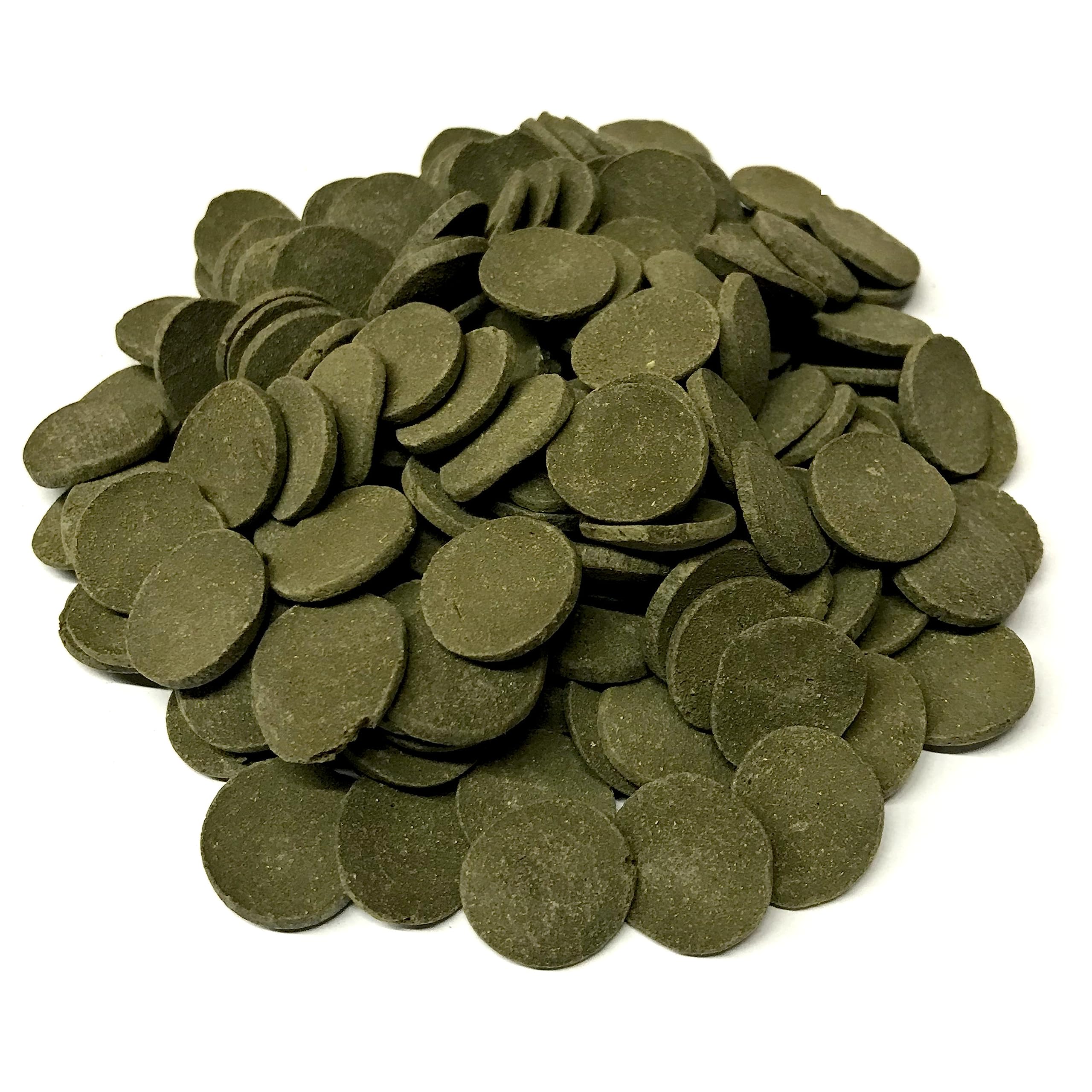 18 mm Alage Wafer - Sinking Algae Wafers That Provides Balanced Diet for Plecos, Snails, Cory Cats, Catfish, Shrimp, and Crayfish (5 lb)