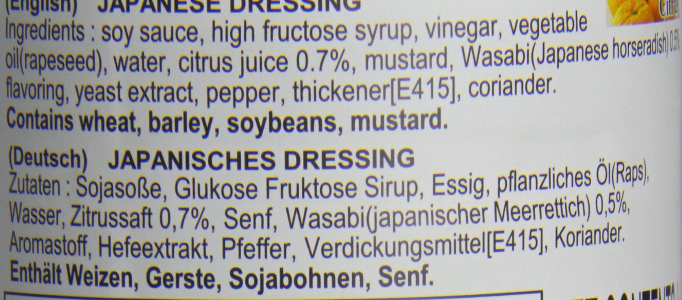 Nihon shokken japonés clásico Dressing 1L