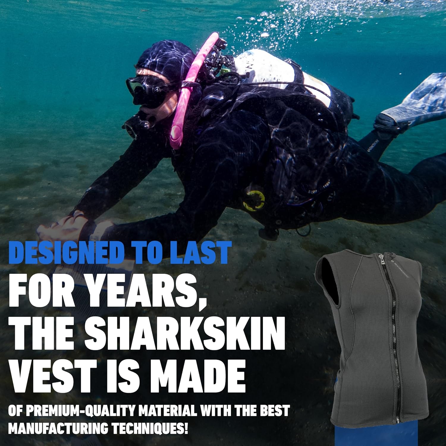 Sharkskin Titanium 2 Chillproof Vest Full Zip (Male)
