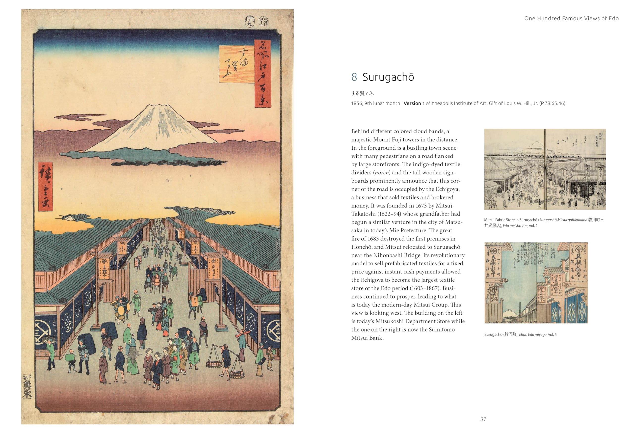 Hiroshige's One Hundred Famous Views of Edo /anglais: The Definitive Collector's Edition (Woodblock Prints)