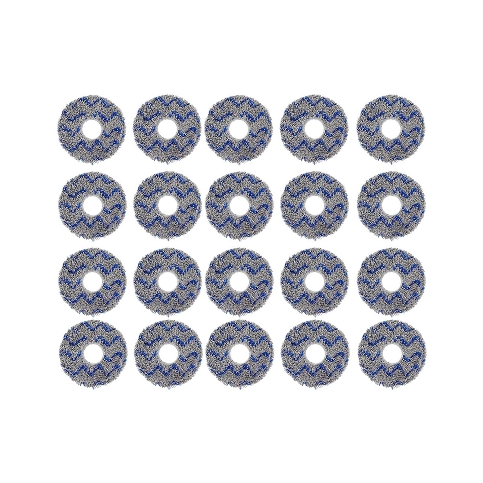 LMRXOFE Mop Cloth,Compatible For Xiaomi,X10 X20 Max,Compatible For Dreame,L20 Tra L30 Tra X20 Pro L10s Pro X40 X40 S30 Vacuum Cleaner(20PCS)