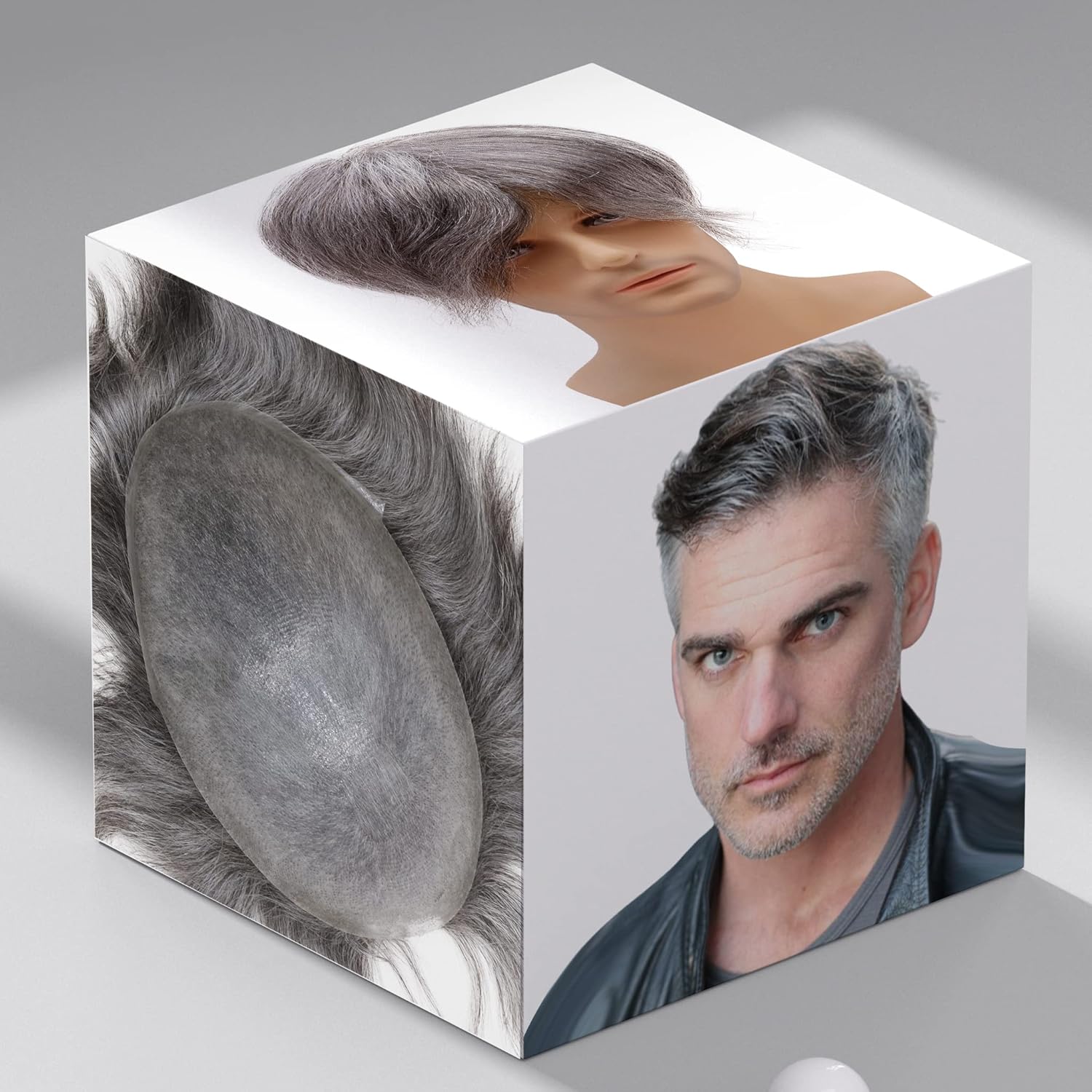 Civmo Men toupee Toupee for Men 0.06mm Ultra Soft