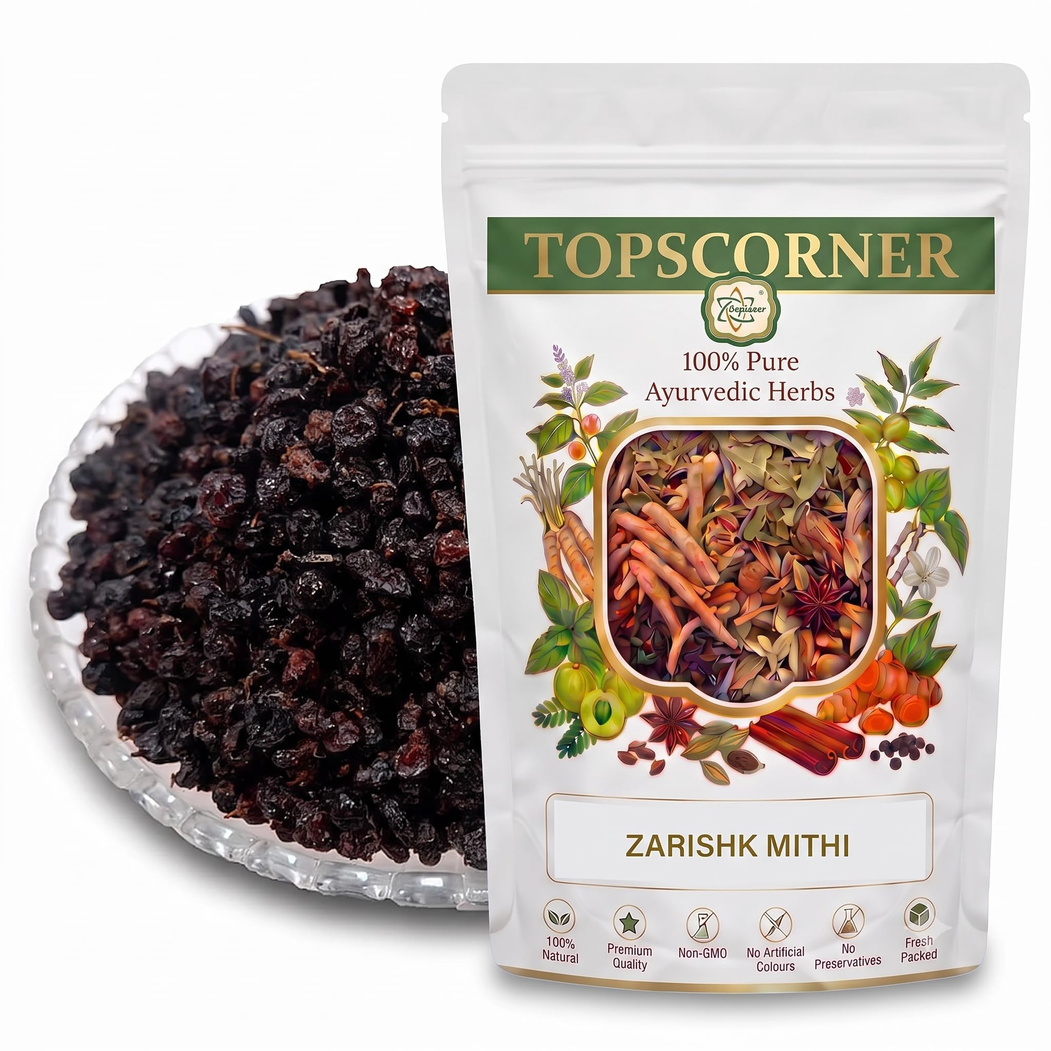 Topscorner Premium Sweet Zarishk (Dried Barberry) | Berberis Aristata | Vitamin C Superfood Berries | 250g-image-38