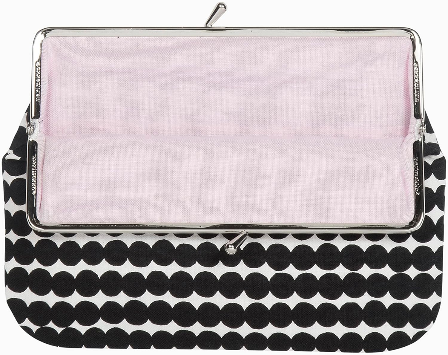 MARIMEKKO Räsymatto Coin Purse (Black and White) – Stylish and Versatile Purse and Wallet to Include in your Daily Essentials – 8” x 6”