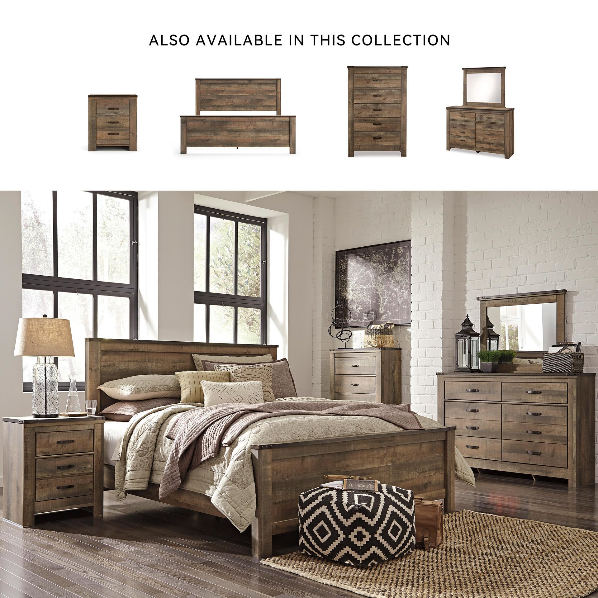 Amazon.co.jp: Ashley Furniture シグネチャーデザイン Trinell ナイト 