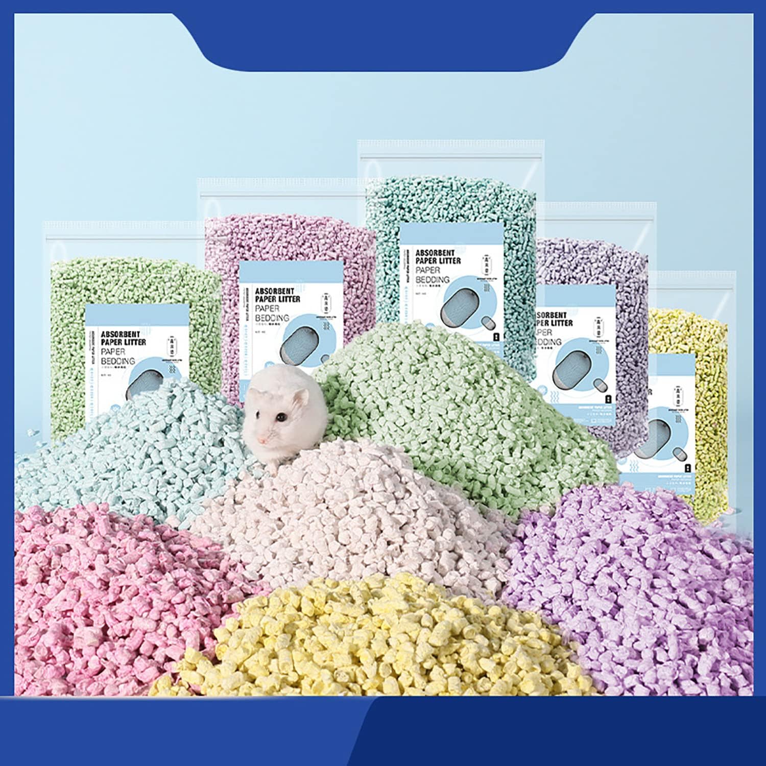 Clean & Cozy Hamster Paper Pellets Bedding for Syrian Dwarf Hamsters