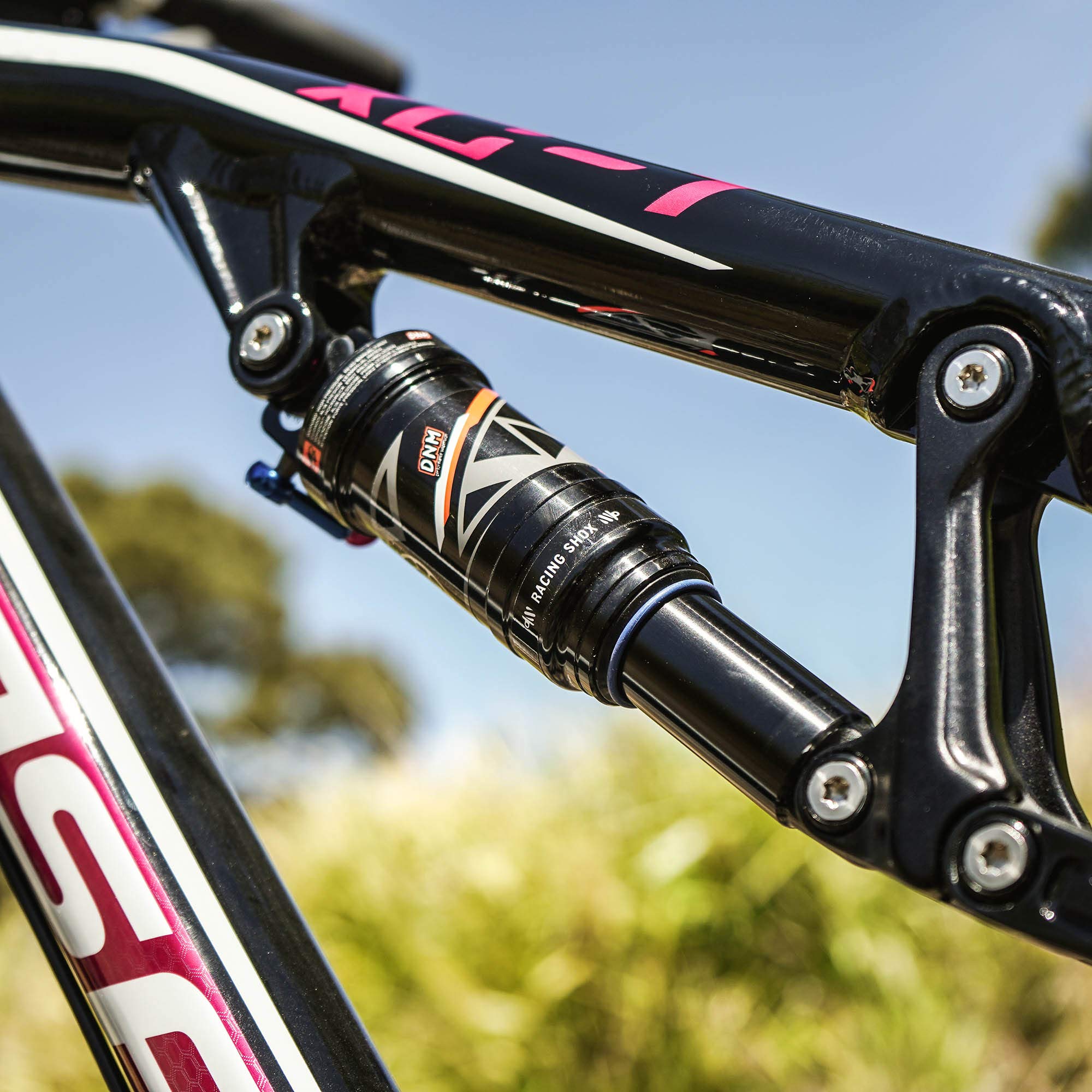 mountain bike rear shock leaking air