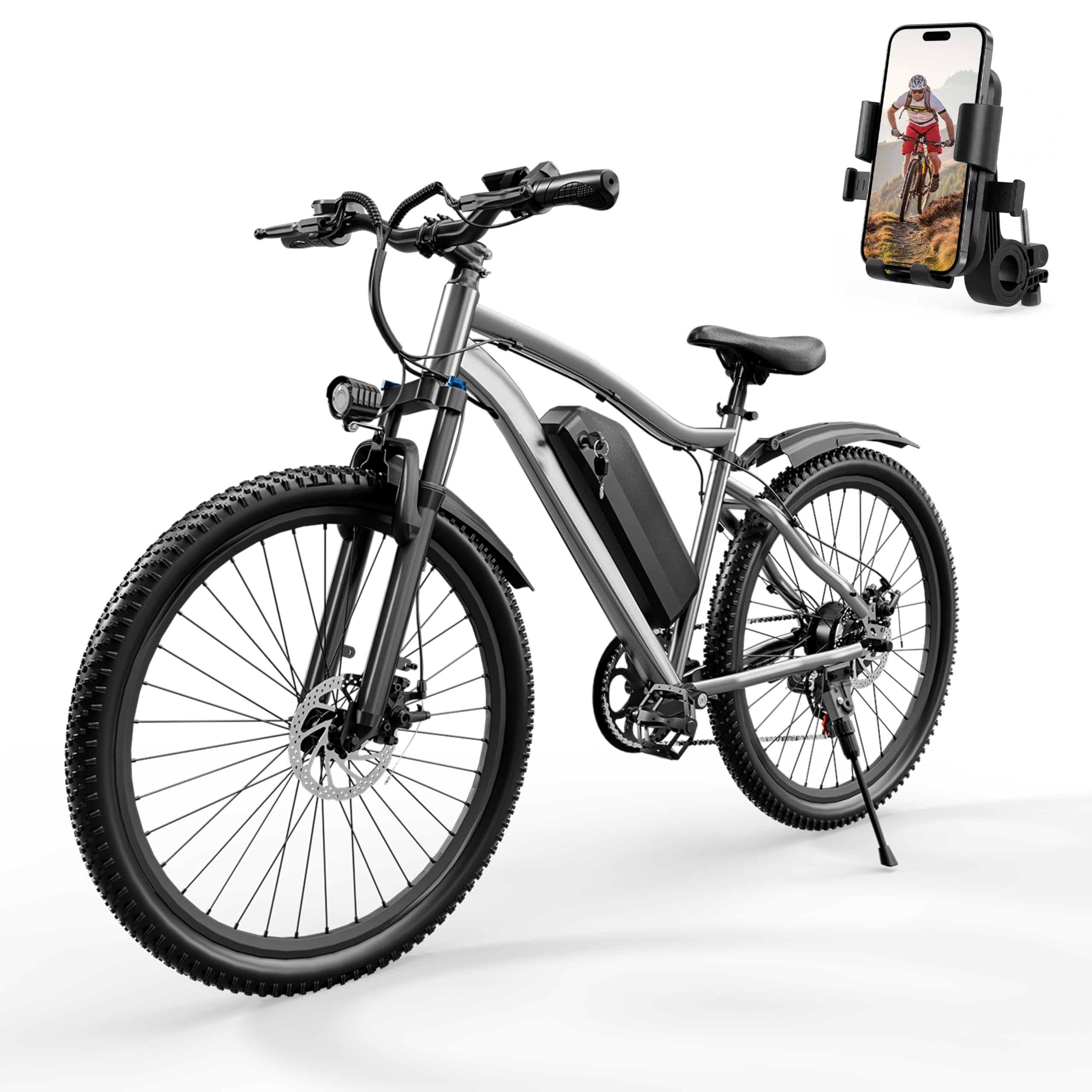 Mon マウンテンバイク 26インチ　フロント問題あり Amazon.co.jp: マウンテンバイク 26インチ アシスト走行自転車 前後