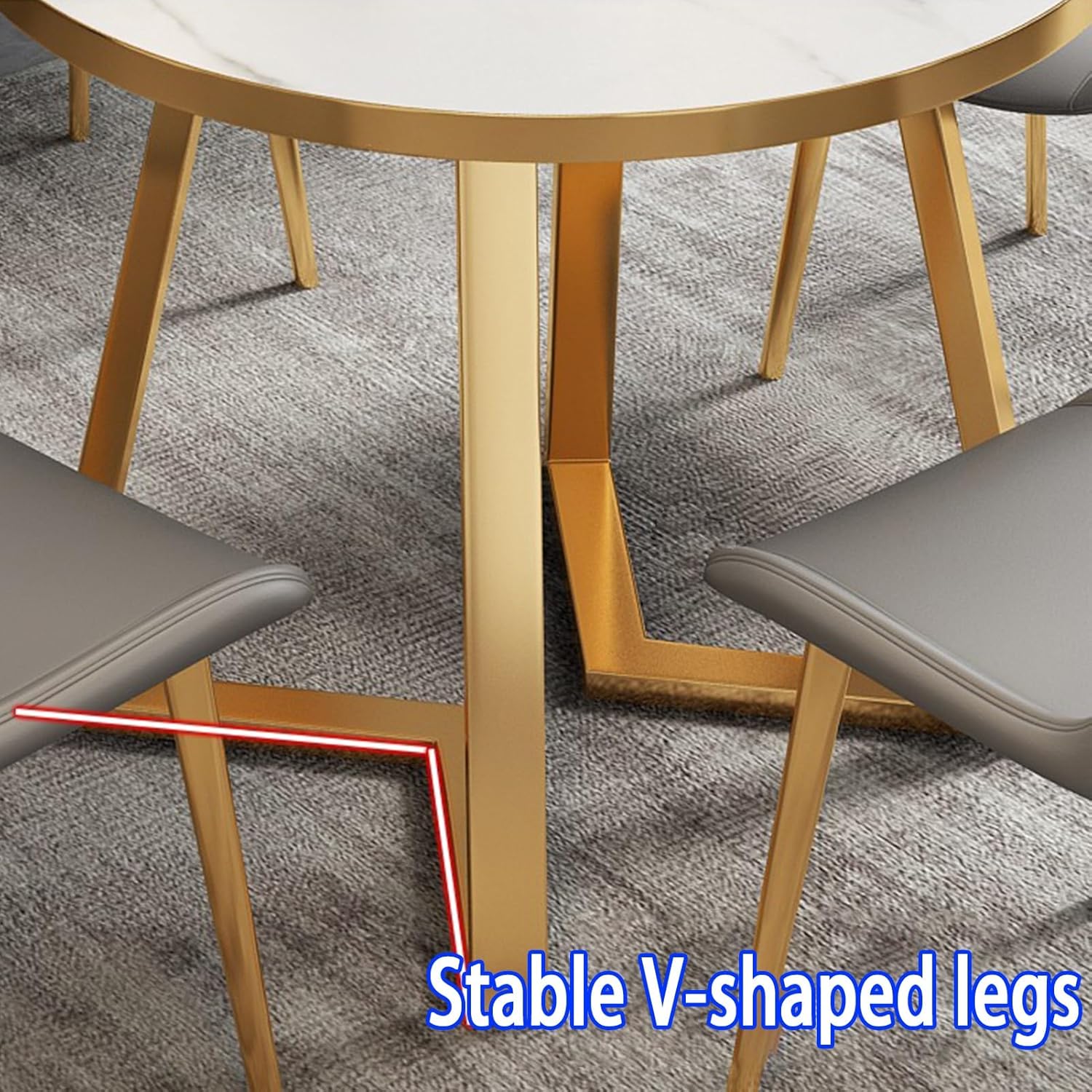 Office Table and Chair Set, Coffee Reception Round Room Club Table, Space-Saving Conference Table Dining Table, Negotiation Table for Conference Meeting Areas, Libraries(Black)