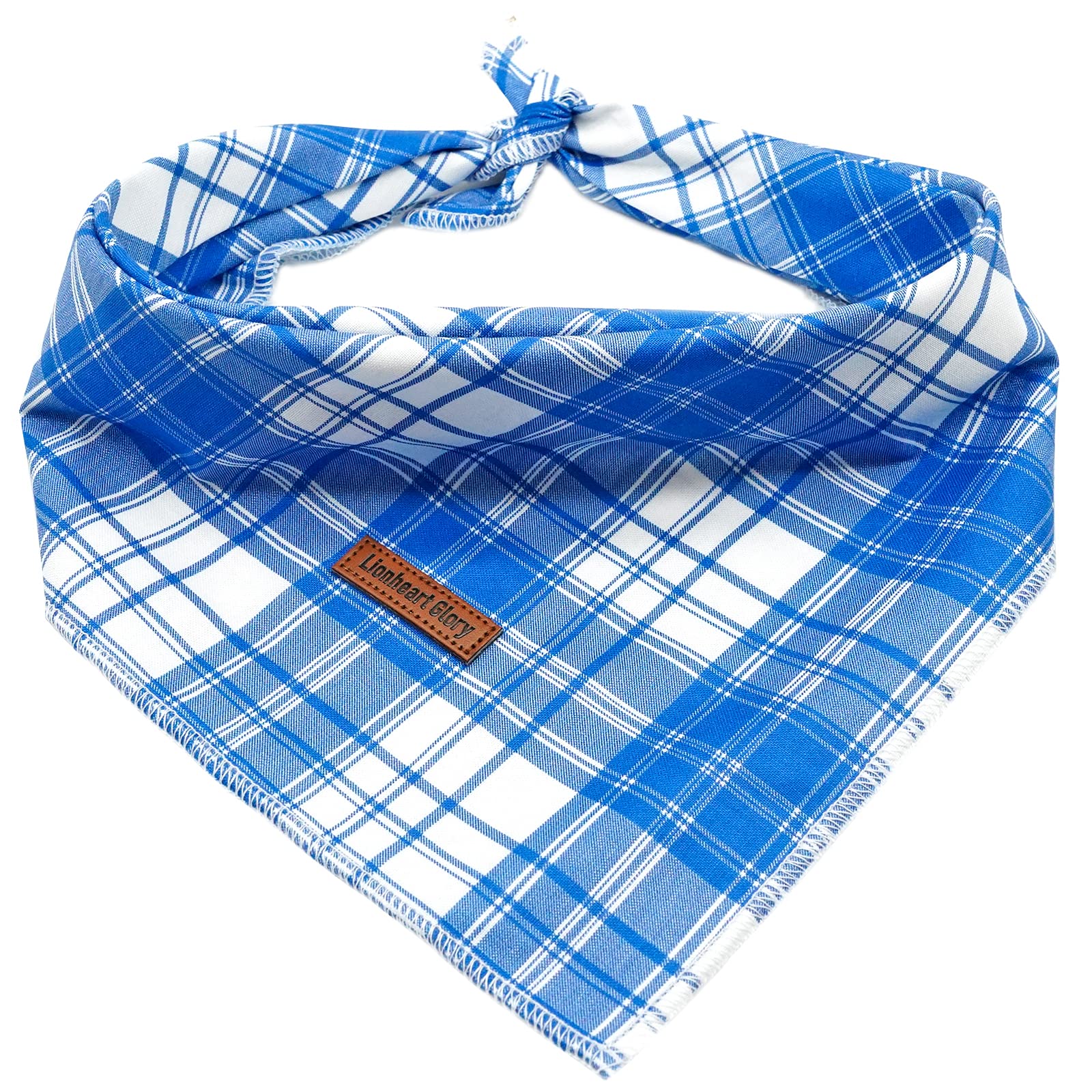 Lionheart glory Dog Bandana 1 Pack Washable Soft Dog Scarf, Summer Bib Scarf Boy Girl Bandana Square Adjustable Dog Bandanas for Small Medium Large Dogs(similar)