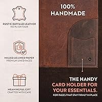 Vista 8 de moonster Refillable Leather Journal Embossed Heart Shape Cover Design Journals with Pen – Milled A5 Leather Journal Lined Paper - Journals for Women