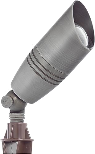 Westgate Luces LED de paisaje - LED integrado - Lente de vidrio transparente resistente - Iluminación de paisaje de 12 V - Luz LED de área con