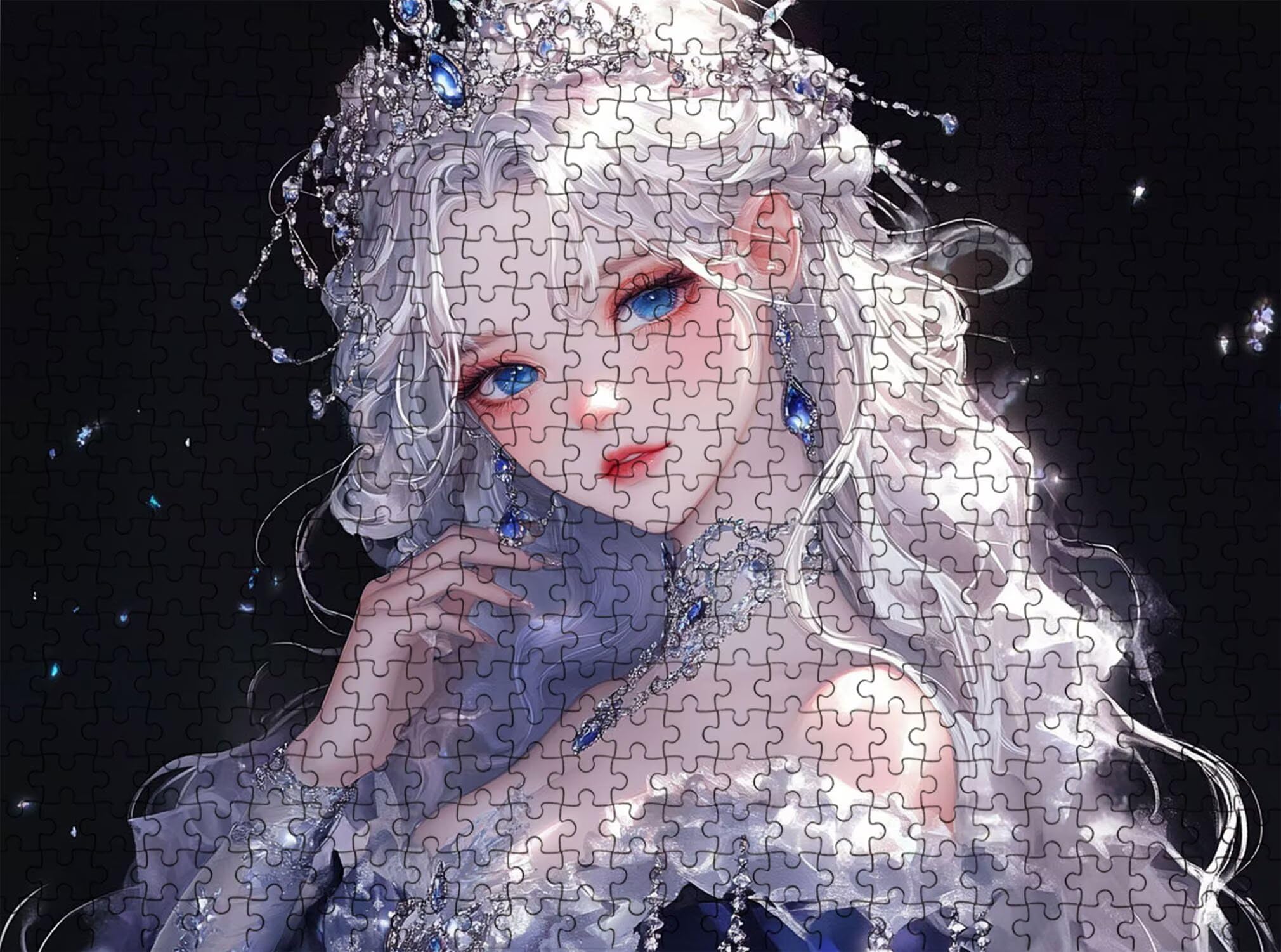 sogno Bellezza-2 Puzzle 1000 Pezzi per Adulti, Puzzle in Legno - Collezione Classica con Poster Incluso - Sfida di Concentrazione e Passatempo Antistress, Gioco per Famiglia, 75 x 50 cm f0-789