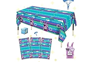 Luminous Llama Fiesta Tablecloth: The Perfect Touch for Video Gaming Gatherings