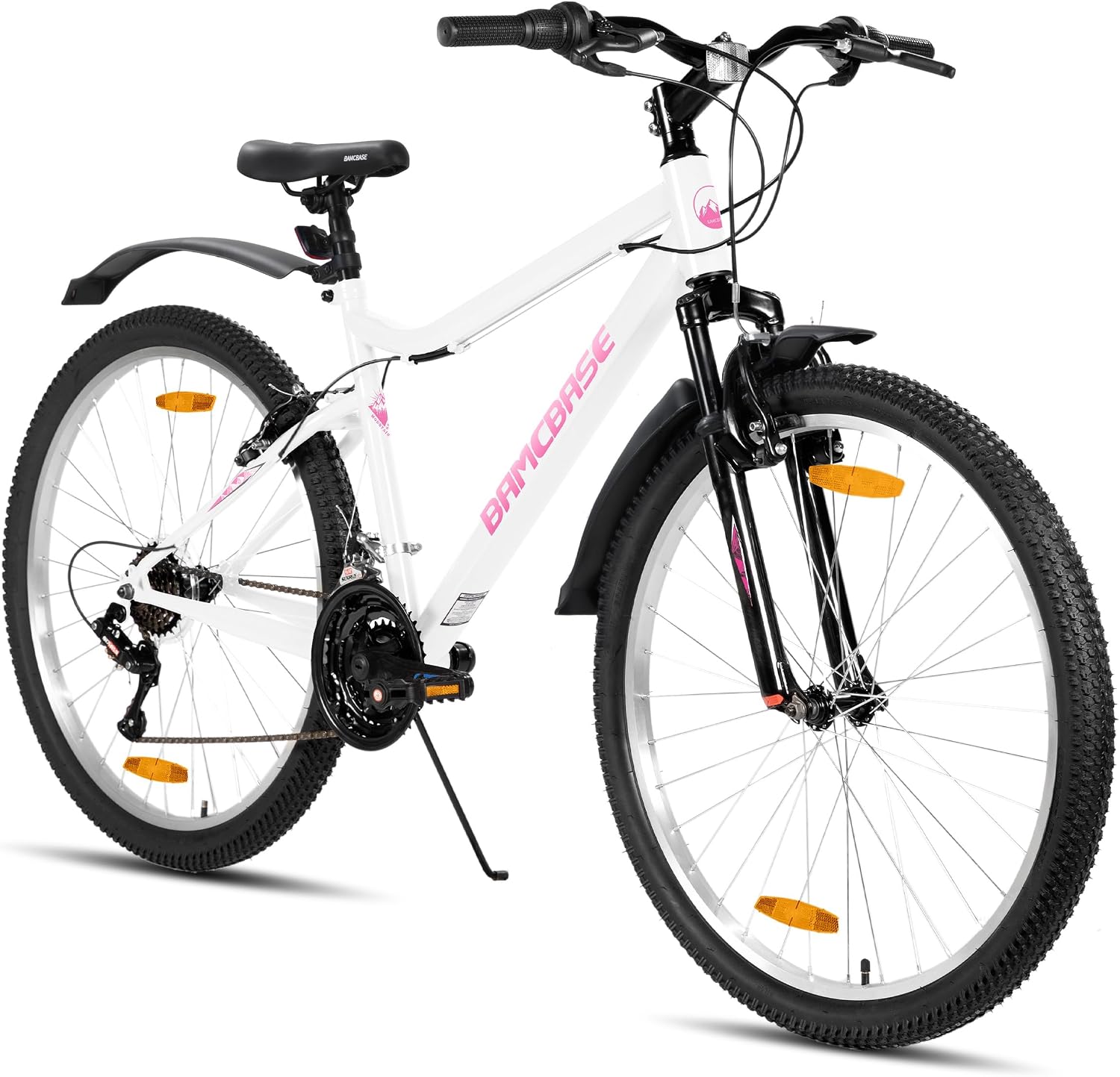 Hiland 26 Zoll Mountainbike für Frauen, 18-Gang Schaltung, Damen Mountainbike mit V-Bremsen, Robustes MTB für Frauen, Mehrere Farben