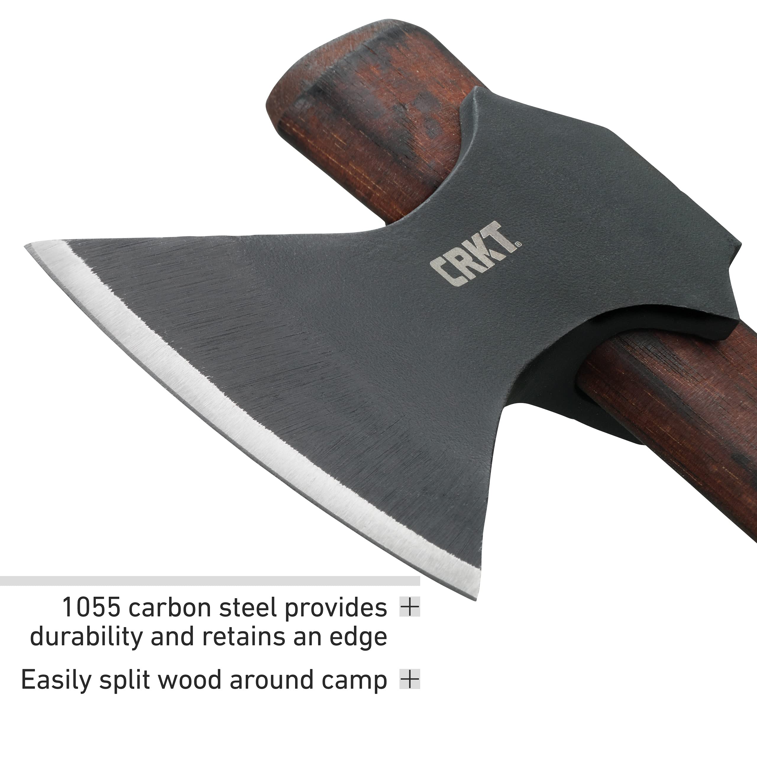 Amazon.com: CRKT Freya Axe: Two Handed Outdoor Axe, Forged 1055