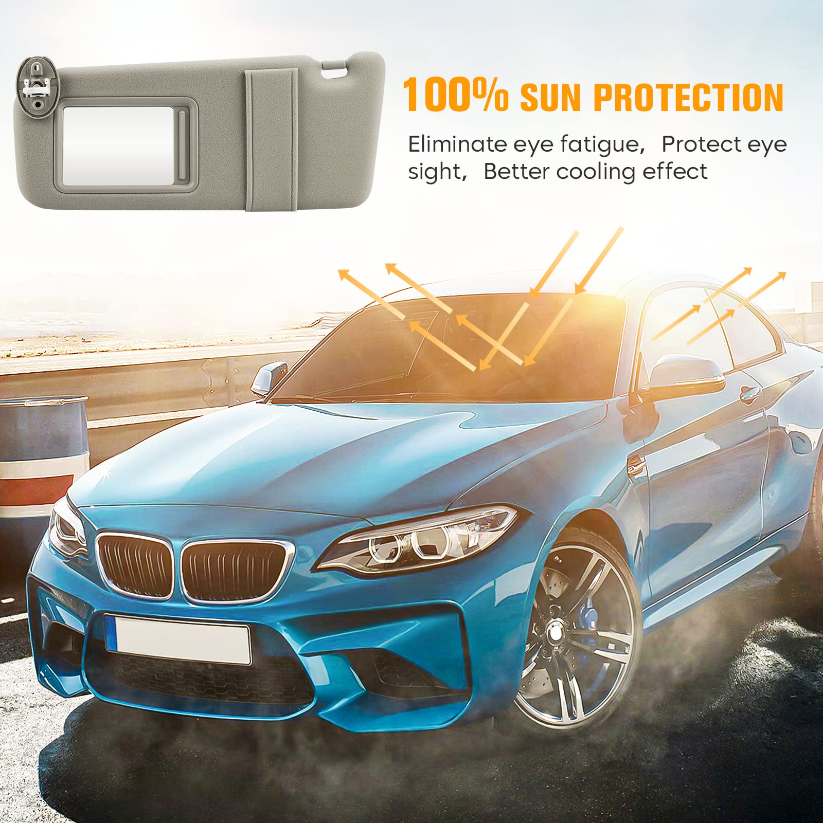China Car Sun Visor Para Toyota Venza 2009-2016 74310-0T020 74320