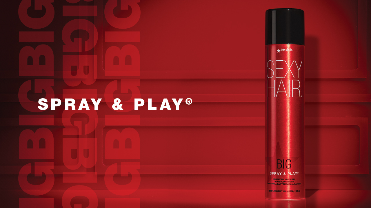Image of SexyHair Big Spray & Play Volumizing Hairspray | Hold and Shine | Up to 72 Hour Humidity Resistance | All Hair Types