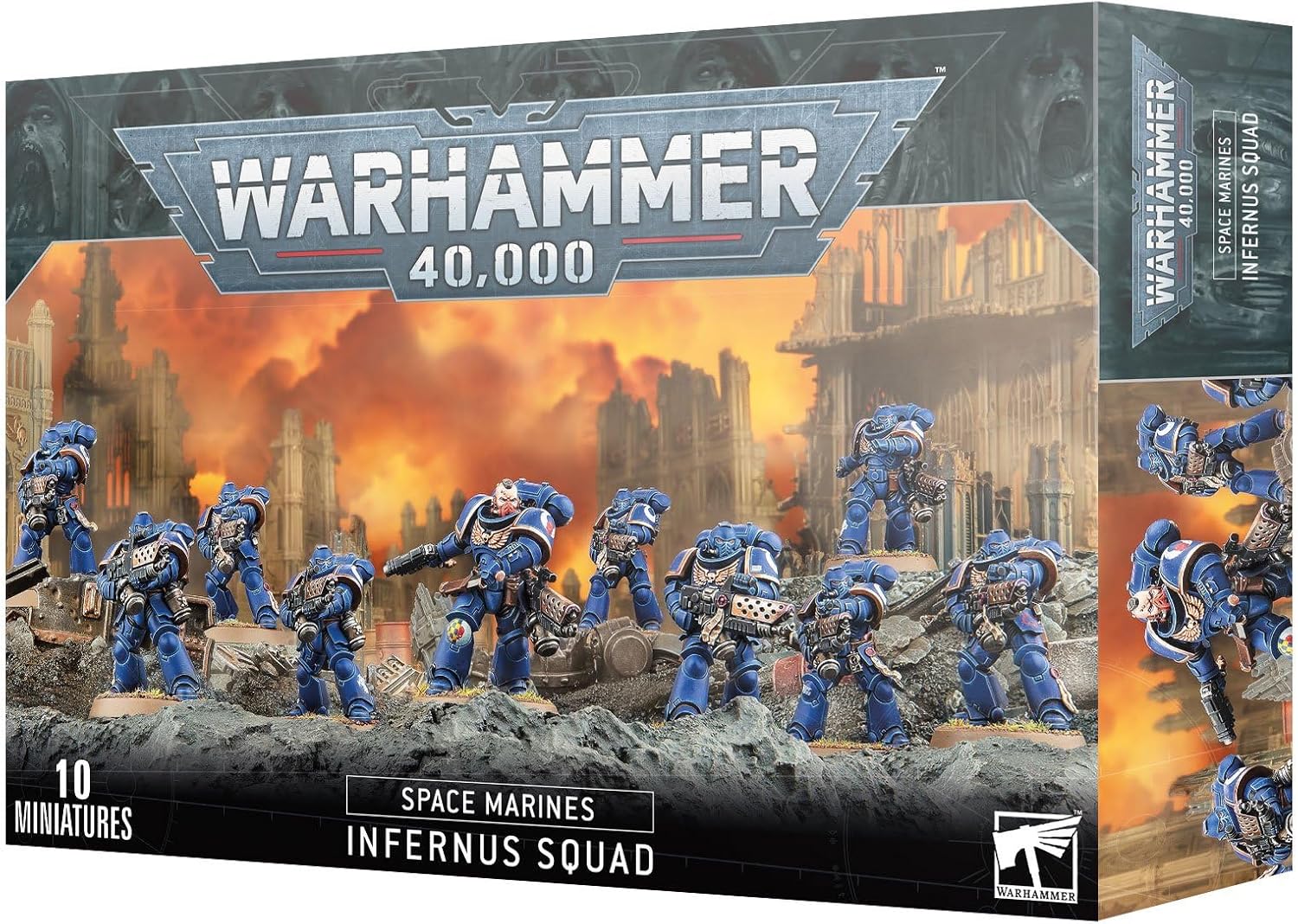 Games Workshop - Warhammer 40,000 - Space Marines: Infernus Squad, Black