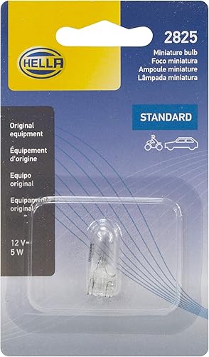 HELLA 2825SB Bombilla 2825 12V 5W 4Cp W2.1X9.5D T3.25 Sb, Multi disponible en Yaxa Colombia