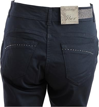 Iber - Jeans Donna Forte TH/s, Blu, 44 : Amazon.it: Abbigliamento