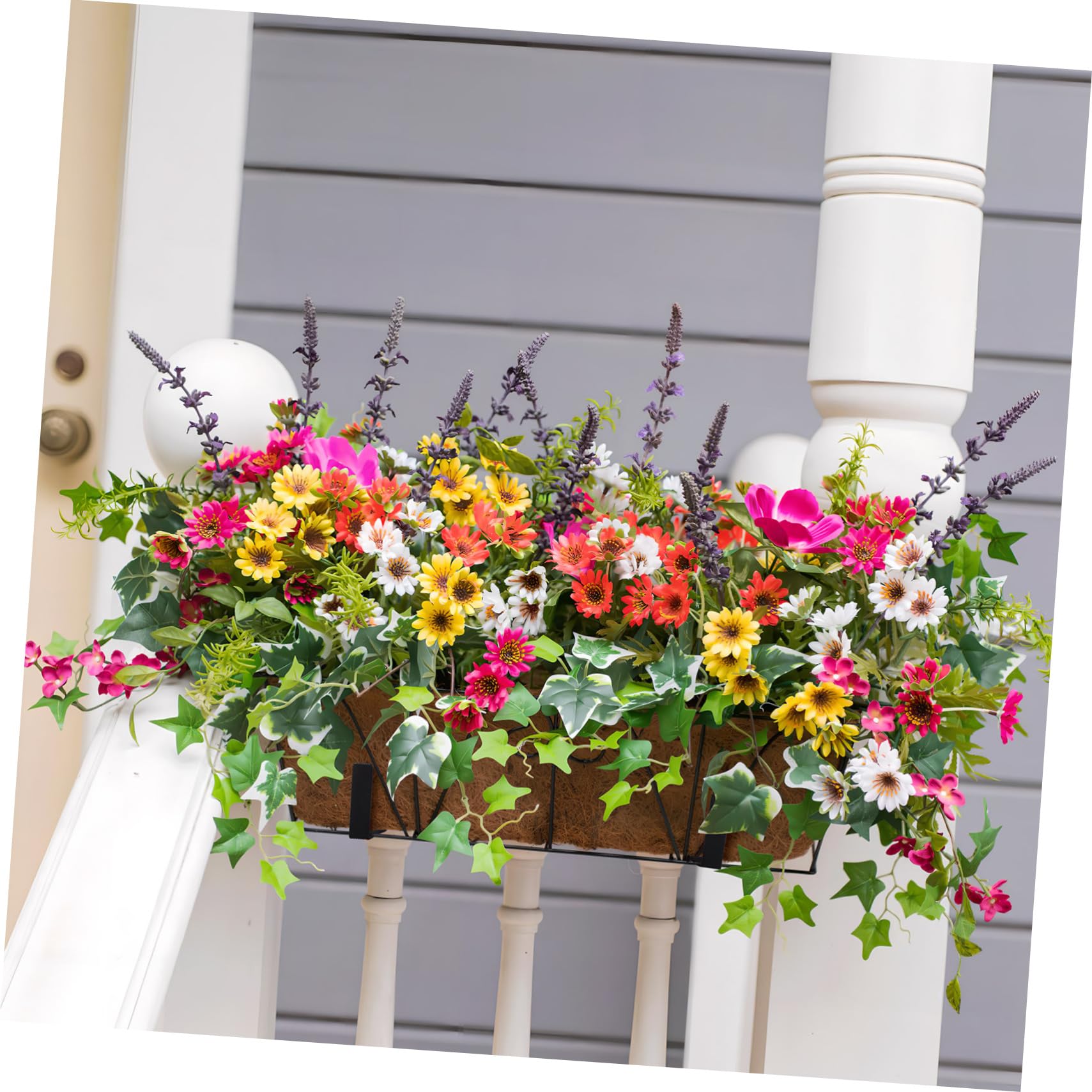 Pflanzkastenhalterung Blumenkasten-geländerhalterung Balkondekoration Für Wohnungspflanzen Clip Einfach Zu Installierende Blumentopfhalter