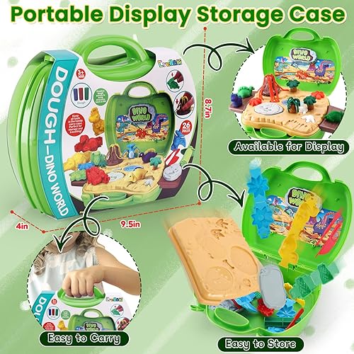 Miniatura 9 de Juego de 27 piezas de herramientas y cortadores con estuche portátil para niños de 3, 4 a 5 años de edad.