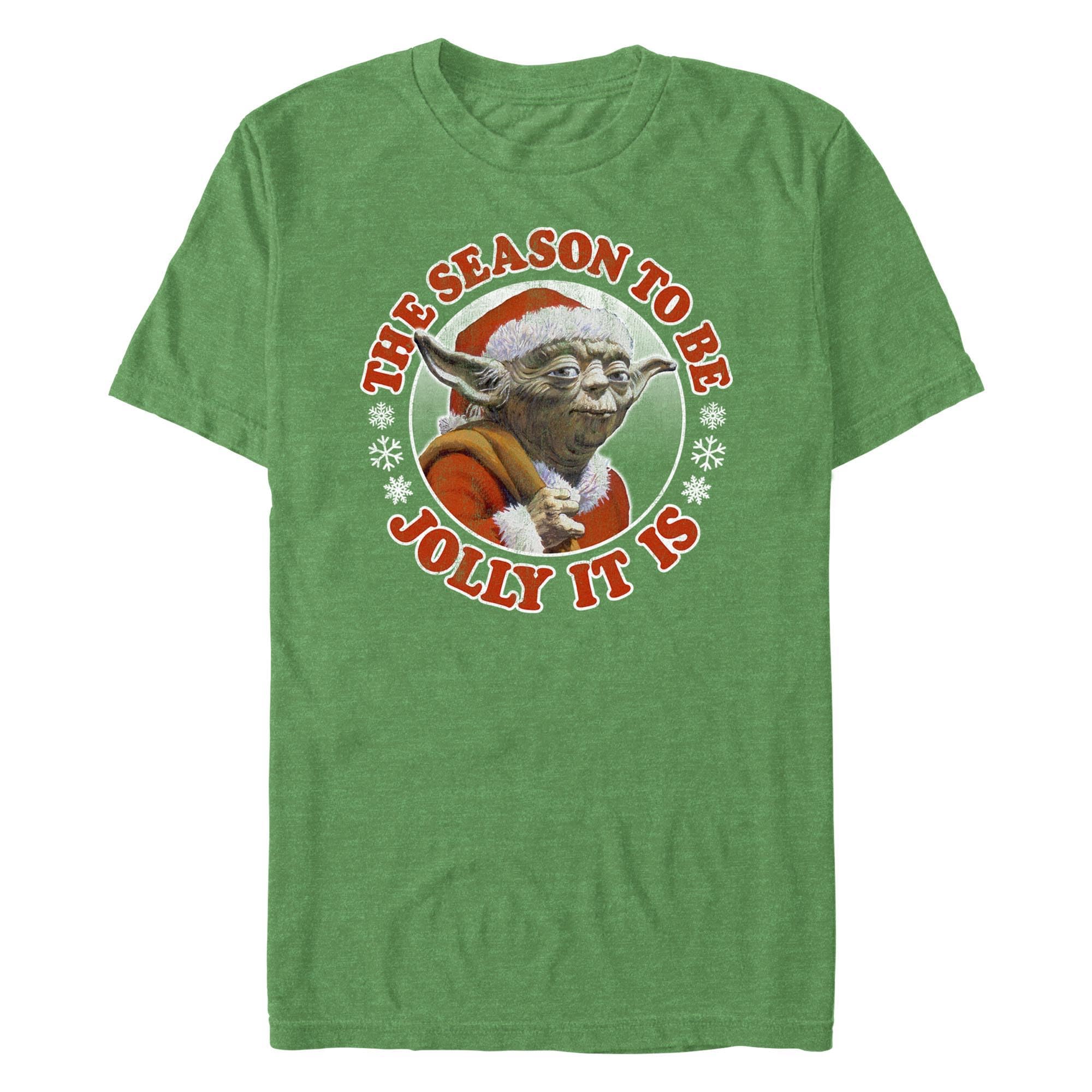 Star Wars Officially Licensed Jolly Yoda Men's tee Camiseta para Hombre