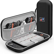 MEKO Étui de Protection Compatible Nintendo Switch 2 2025 et Pochette Switch OLED,Housse Switch 2 avec Doublure Velours,Sacoche Switch pour Ranger Jusqu'à 10 Jeux,et Accessoires (Noir)